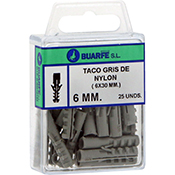 Taco nylon 10 mm 8 ud